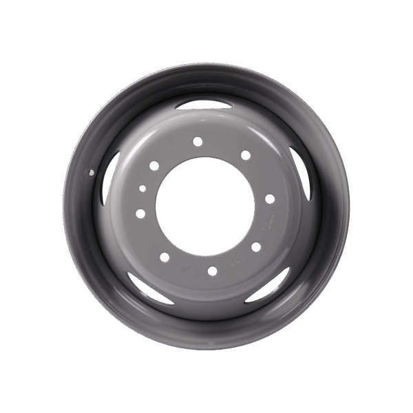 Rin de Acero de 19.5” x 6”. 5 ventilas oval