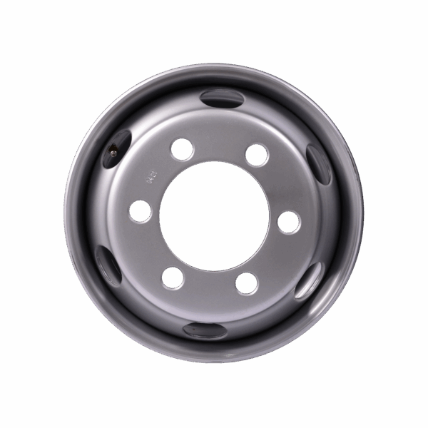 Rin de Acero de 17.5” x 6”. 6 ventilas oval