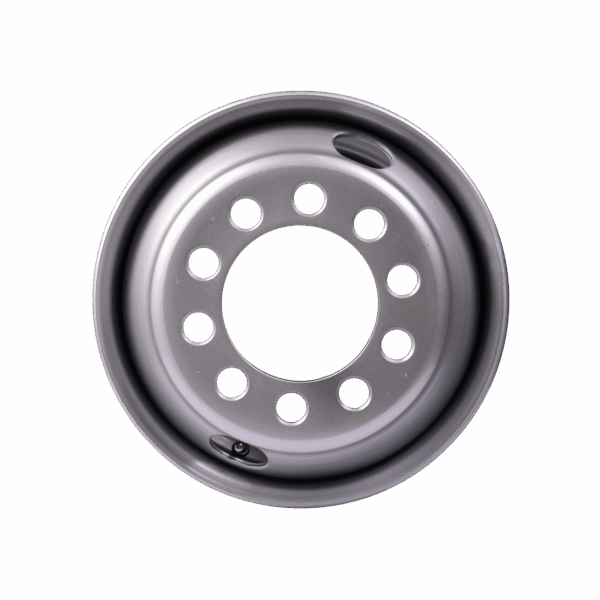 Rin de Acero de 17.5” x 6.75”. 2 ventilas oval